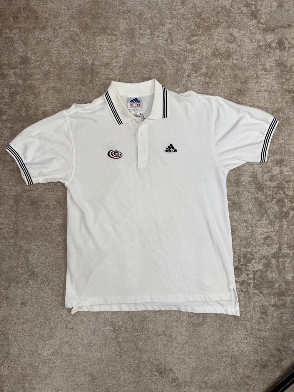 Vintage 1998 Adidas France 98 World Cup Official Sponsor Polo Shirt L